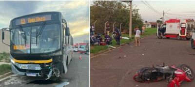 Imagem da notícia Duas mulheres morrem em colisão violenta entre moto e ônibus em Três Lagoas